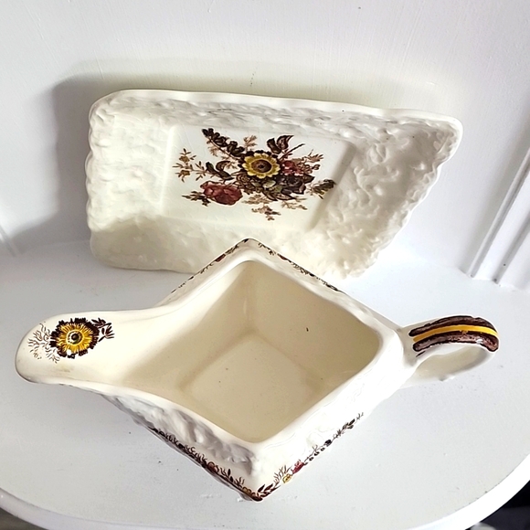 GRAVY BOAT BY Friarswood Mason's England is a valuable antique rare - Picture 4 of 7